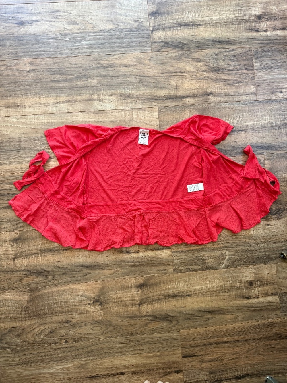 IR Free People Knot Me Bittersweet Tee - Picture 6 of 11
